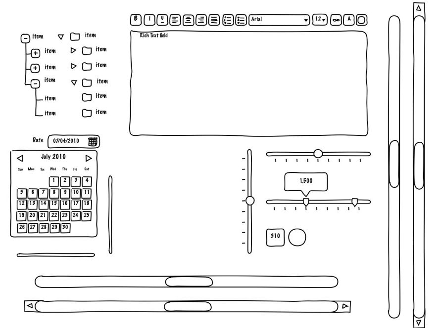 jquery mobile ui mockup